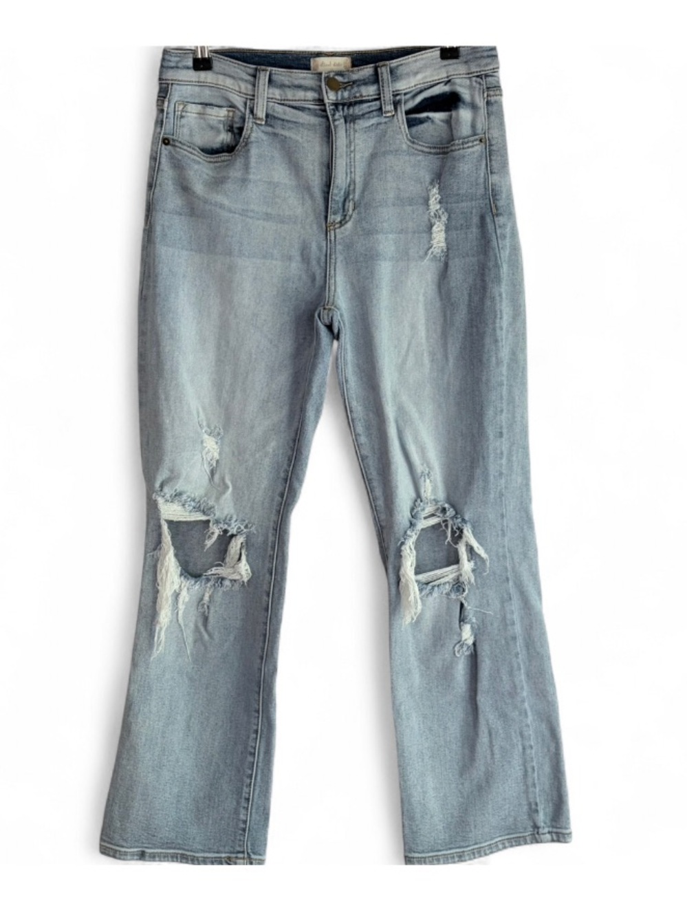 Altar'd State Distressed Ripped Knee Straight Leg Jeans Size 29